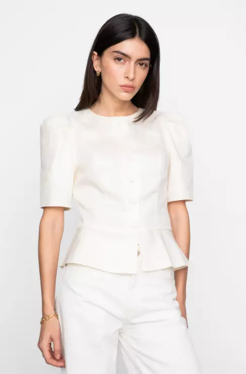 Sabina Blouse : Cream