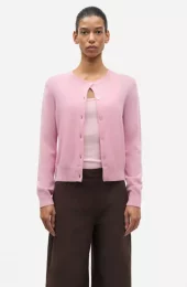 Saboston Cardigan : Bleached Mauve