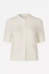 Sanoura SS Cardigan : Egret