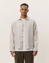 Linen Overshirt : Light Sand