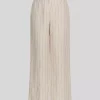 Msch Claritte Pants : Bleach Sand/Blk