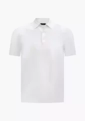 Jacob Knitted Polo : Off-White