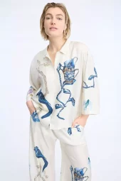 Nancie : Print Creme