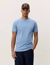 Core Contrast Tee : Faded Denim Blue