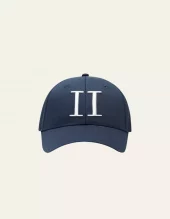 Encore Organic Baseball Cap : Dark Navy/White