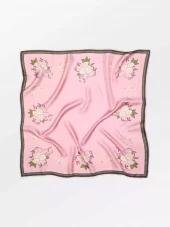Brodeflora Sia Scarf : Pink Nectar