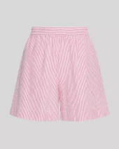 Msch Felicity HW Shorts Stp : Jazzy/B White