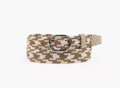 Nora Elastic Belt : Brown