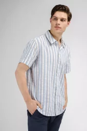 Niles SS Shirt : Lt. Blue Multi