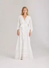 Lita Maxi Dress : White