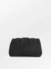 Suede Clutch Bag : Black