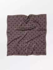 Starlie Grid Sia Scarf : Chocolate Torte