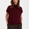 Ximena Sweater : Mahogany Red