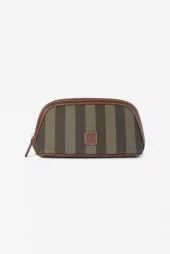 Cosmetic Pouch Small : Green Stripe