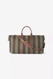 Marlowe Weekend Bag : Green Stripe