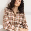 Joan Flannel Shirt : Red Check
