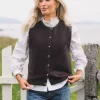 Raus Emma Vest : Black Coffee