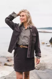 Raus Ella Shirt : Black Coffee