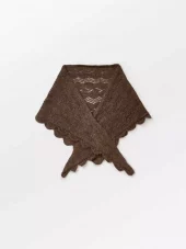 Opany Triangle Scarf : Hot Fudge Brown