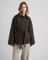 Msch Amaranda Jacket CHK : Fugde/Rubbe