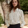 Charlotte Blouse : Beige/Brown