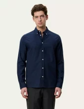 Soft Flannel Shirt : Dark Navy
