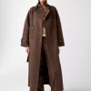 Carmello Wool Coat : Espresso