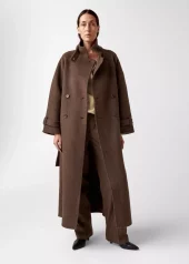 Carmello Wool Coat : Espresso