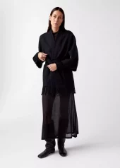 Akila Lamswool Jacket : Black