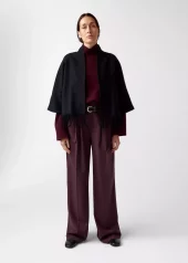 Keyla Lambswool Jacket : Black