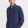 Zack Flannel Shirt : Navy