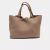 Mia Suede Soft Spuare Bag : Beige
