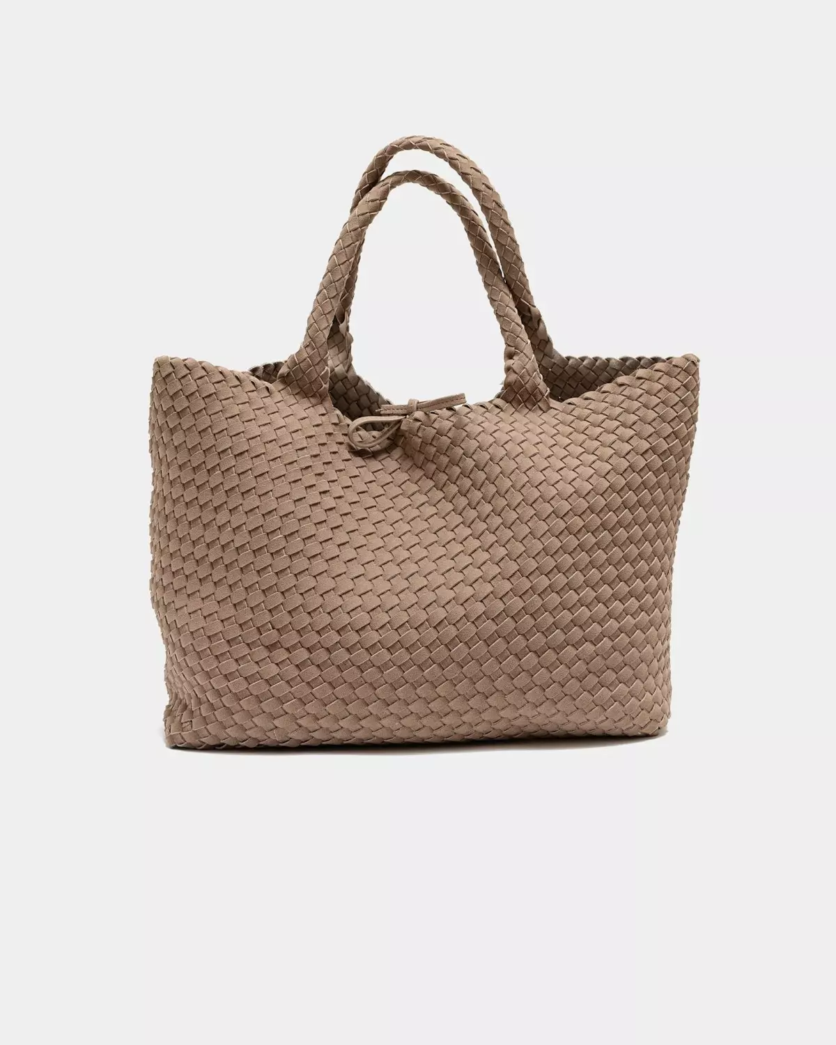 Mia Suede Soft Spuare Bag : Beige