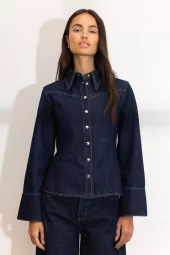 Cora Shirt : Dark Blue