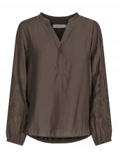 French Blouse : Brown
