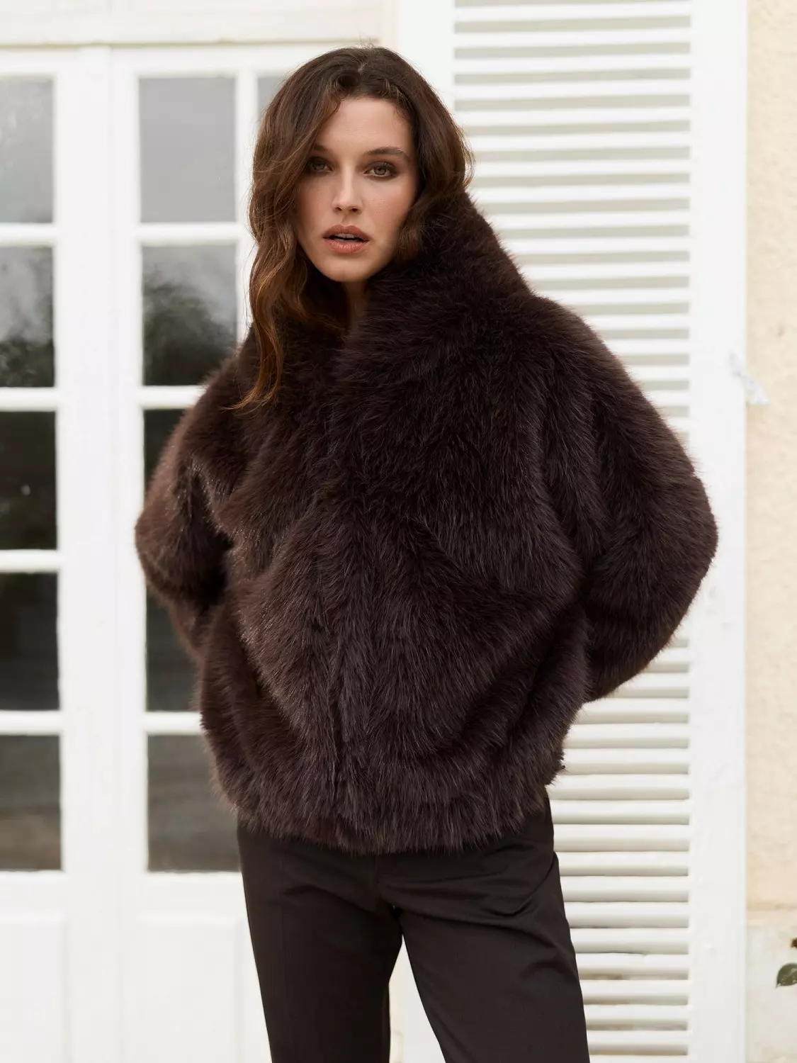 Bunny Faux Fur : Brun
