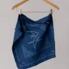 Mmg Bird Chambray Neckerchief : Indigo Blue