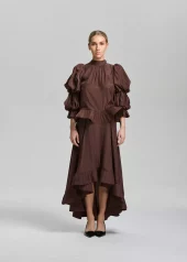 Sky Blouse : Espresso Brown