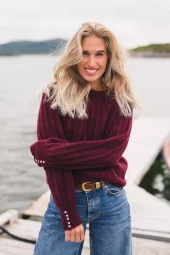 Raus Mira Amalie Pullover : Choco Truffle