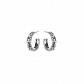 Aio Earrings Medium : Silver
