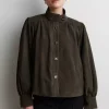 Zonie Suede Jacket : Black Olive