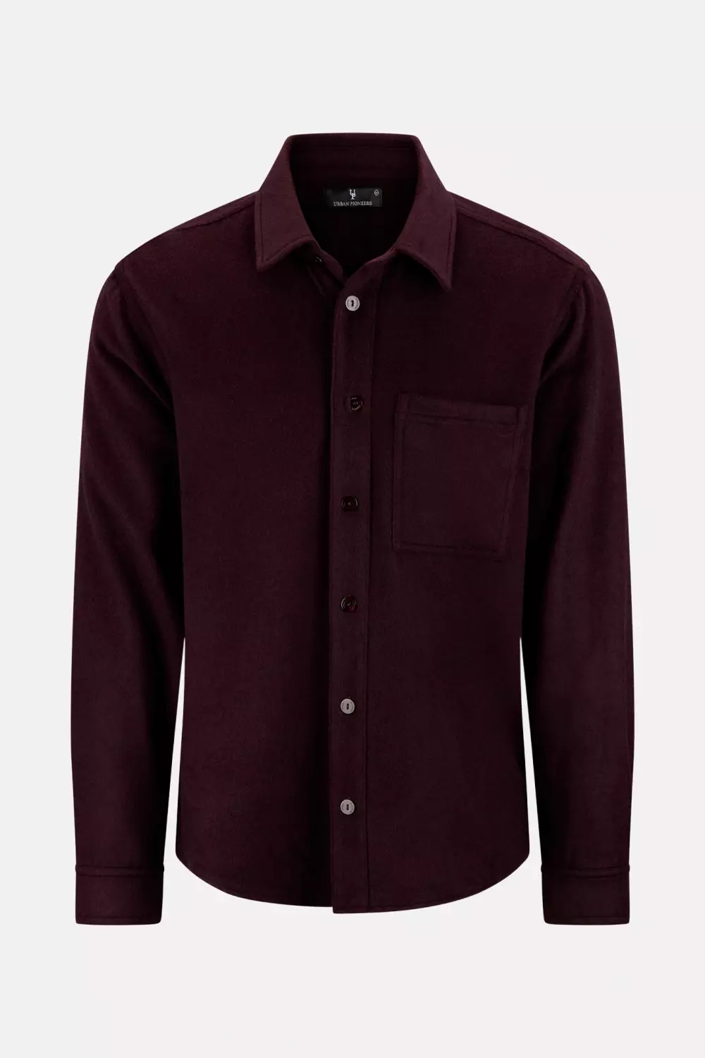 Orazio Wool Shirt : Dark Burgundy