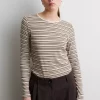 Flyra O-Neck Tee : Demitasse