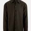 Oscar Wool Shirt : Dark Olive