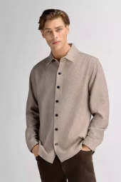 Oscar Wool Shirt : Sand