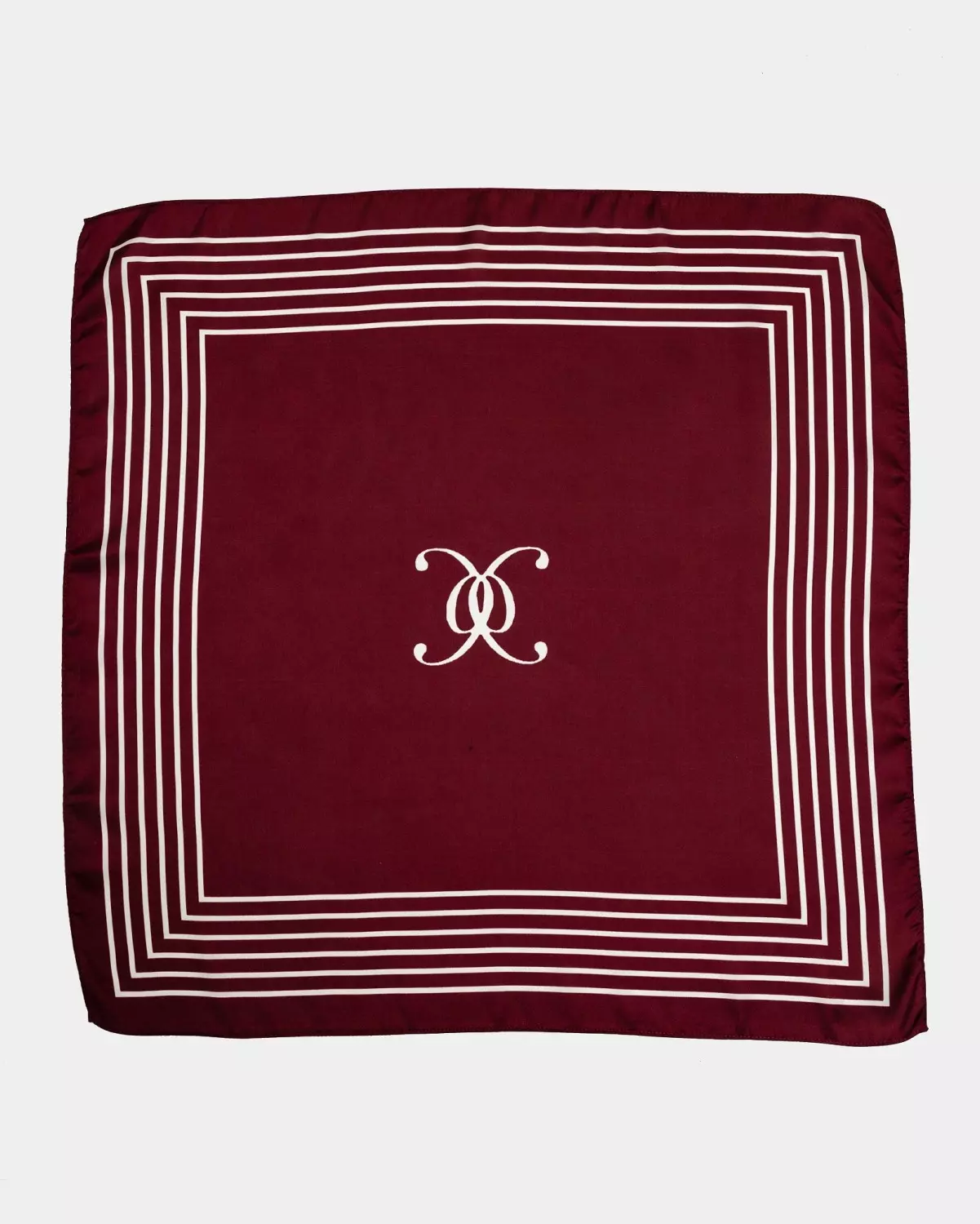 Elle Silk Scarf : Burgundy