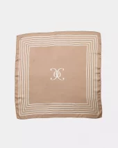Elle Silk Scarf : Pearl Beige