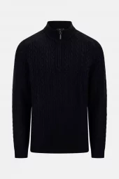 Edward Half-Zip : Dark Navy