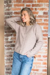 Raus Amalie Cardigan : Mocha Merin Mel