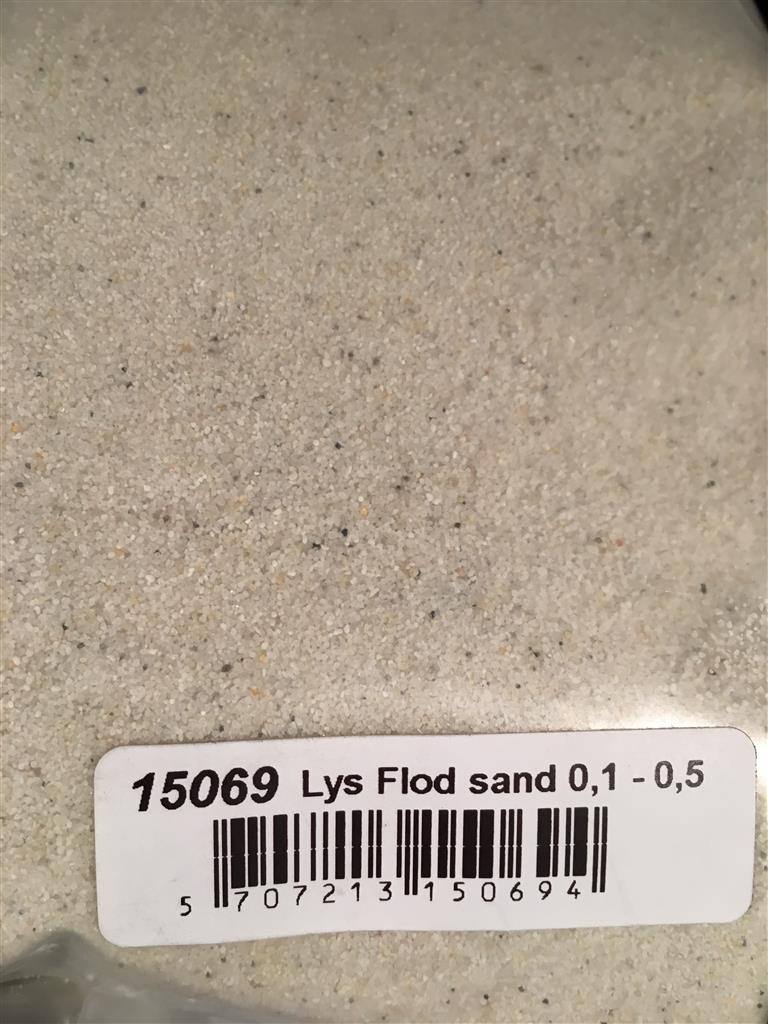 Flodsand 0,1-0,5mm Hvit 10kg
